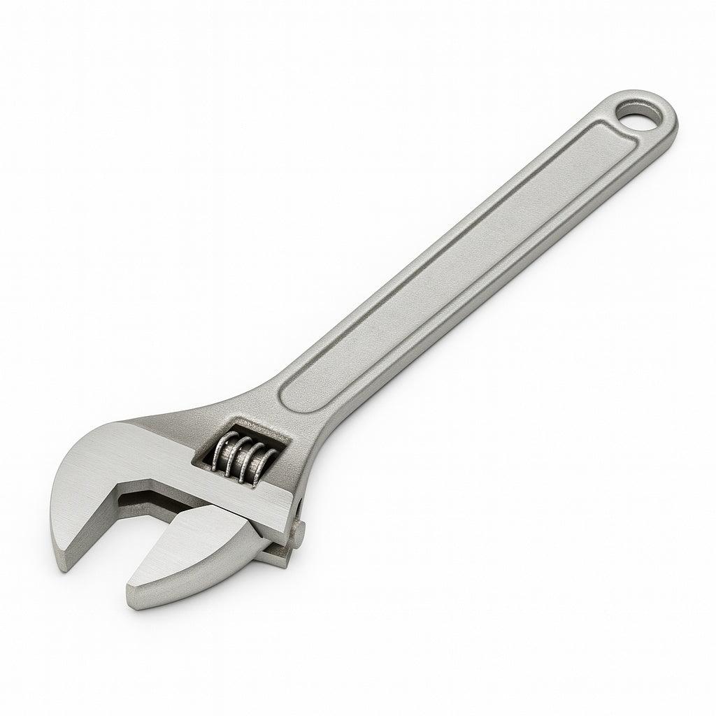 Llave ajustable cromada 10"