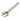 Llave ajustable cromada 10"