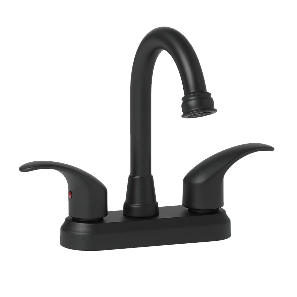 Mezcladora para lavabo 4" negra
