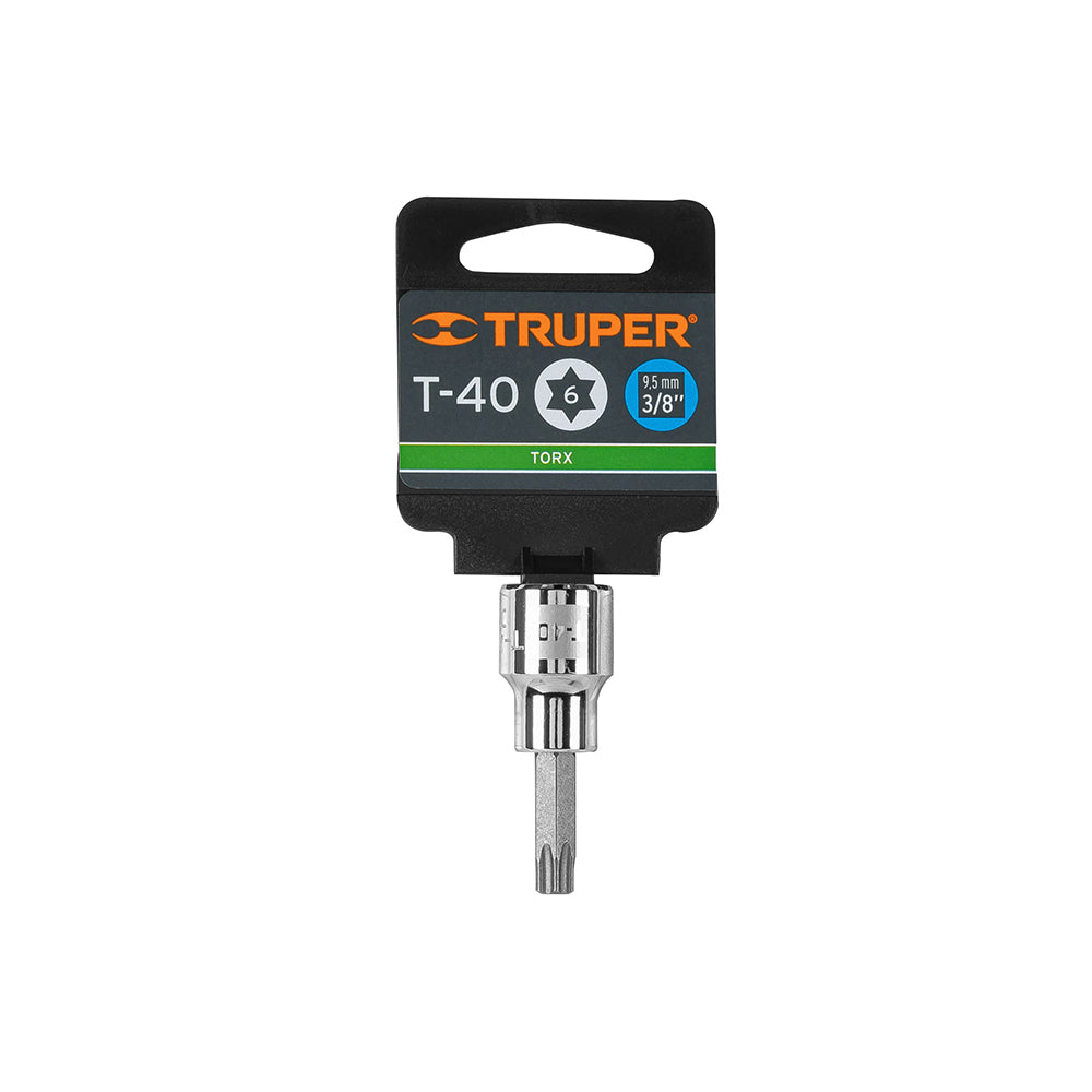 3 Punte Avvitatore Torx T40 – 3/8'', Lunghezza 38mm, Acciaio S2 E CR-V, Marca Uxcell - Foto 2